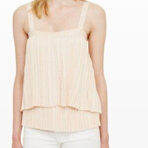 Club Monaco Aberdeena Pleated Cameo Top